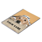 ゴールデン・リトリーバー悪い犬の囚人 ノートブック (左側)