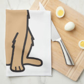 ゴールデン・リトリーバー犬の漫画 キッチンタオル (四つ折り)