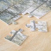 ゴールデン・リトリーバー犬|のマツ森林 ジグソーパズル (側面)