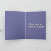 ゴールデン・リトリーバー-イースター骨の狩り、だれでもか。 シーズンカード (内部)