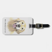 ゴールデン・リトリーバー ラゲッジタグ (正面横)