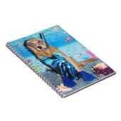 ゴールデン・リトリーバーSnorkeler ノートブック (右側)