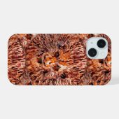 ゴールデン レオ パターン iPhone 15ケース (裏面横)