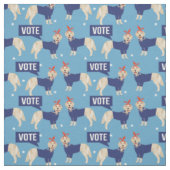 ゴールデン·レトリバーの犬選挙 ファブリック (見本)