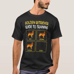 ゴールデン・レトリバー・ガイド犬の服従を訓練 Tシャツ