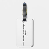 ゴールデン·レトリバー ラゲッジタグ (裏面縦)