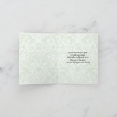 ゴールデン·レトリーバー犬のお悔やみカード カード (内部)