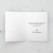 ゴールデン·レトリーバー·クリスマス·カード シーズンカード (内部)