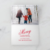 ゴールデン·レトリ遊バー·ポップ·イン·スノー シーズンカード (内部)