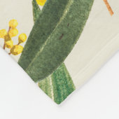 ゴールデン・ワトル(アカシア・ピクナンタ)はオーストラリアのナ フリースブランケット (角)