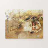 ゴールデン《写真》ぼけ味ヴィンテージサンタクロース ジグソーパズル (横)