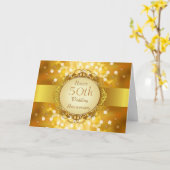 ゴールデン《写真》ぼけ味50周年記念カード カード (黄色い花)