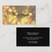 ゴールデン《写真》ぼけ味 名刺 (正面/裏面)