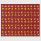 ゴールデン〔占星術の〕十二宮図2017年のルースターのラッピング紙 ラッピングペーパー (フラット)