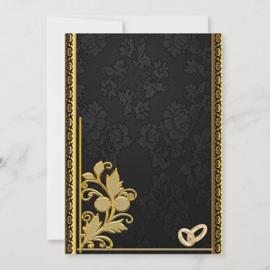 ゴールデン 招待状 (裏面)