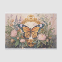 ゴールデン（昆虫）オオカバマダラ、モナークワイルドフラワーメダリオンゴージャス