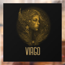 ゴールデン《星座》乙女座クラシック〔占星術の〕十二宮図サインブラック