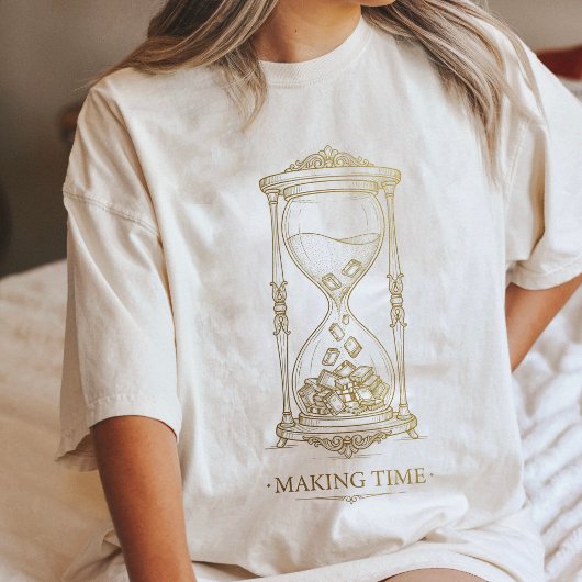 ゴールデン・砂時計の本 - 時間を作る トライブレンドTシャツ