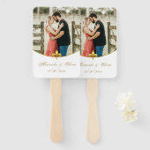 ゴールデン(紋章の)フラ・ダ・リフォトハンドファン ハンドファン (正面&裏面)