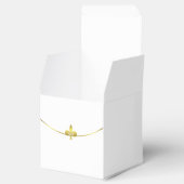 ゴールデン(紋章の)フラ・ダ・リフォト結婚式の引き出物ボックス フェイバーボックス (オープン)