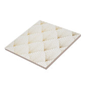 ゴールデン、金ゴールド、エレガントヴィンテージ、穏やかな、アールデコパット タイル (側面)