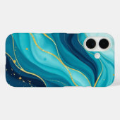 ゴールデン・静脈と紺碧の深さ Case-Mate iPhoneケース (裏面 (横))
