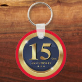 ゴールデン 15 周年記念 キーホルダー (正面)