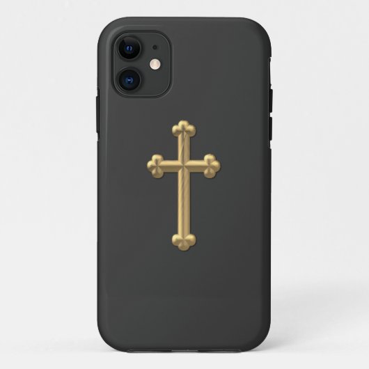ゴールデン"3-D"クロス2 Case-Mate iPhoneケース (裏面)