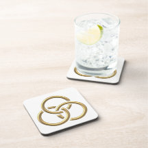 ゴールデン"3-D"トリニティリングや輪