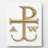 ゴールデン「3D」チローといかり フォトプラーク (正面)