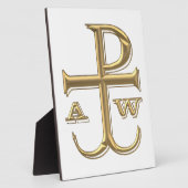 ゴールデン「3D」チローといかり フォトプラーク (側面)