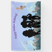 ゴールデンK-POP誕生日 横断幕 (縦)