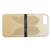 ゴールデンnダイヤモンドジュエルルックエンジェルウィンきらきら光るグ Case-Mate iPhoneケース (裏面(横))