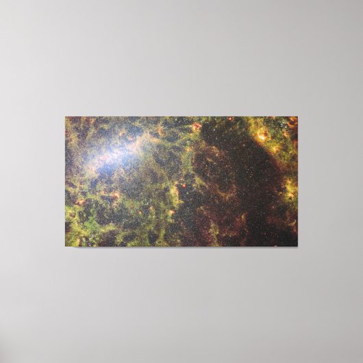 ゴールデンNGC 5068 | JWST キャンバスプリント (正面)