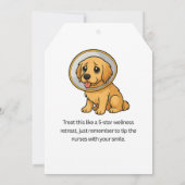 ゴールデンRは、すぐにカードを取得する強さを望む サンキューカード (裏面)