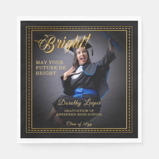 ゴールデンtouchあなたの未来を明るくする。 スタンダードランチョンナプキン (正面)