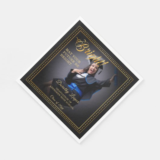 ゴールデンtouchあなたの未来を明るくする。 スタンダードランチョンナプキン (角)