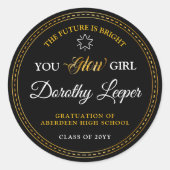 ゴールデンtouchあなたの未来を明るくする。 ラウンドシール (正面)