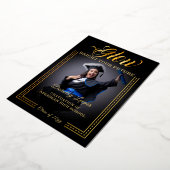 ゴールデンtouchあなたの未来を輝かせる 箔招待状 (回転した状態)