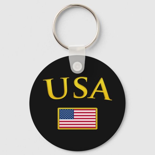 ゴールデンUSA キーホルダー (正面)