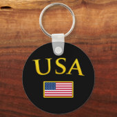 ゴールデンUSA キーホルダー (正面)