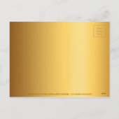 ゴールデ国際的ンクリスマスNavidad vポストカード シーズンポストカード (裏面)