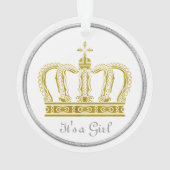 ゴールデ王室のンクラウン+バックグラー。&アイディア オーナメント (裏面)