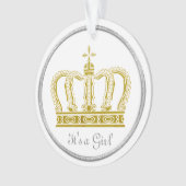 ゴールデ王室のンクラウン+バックグラー。&アイディア オーナメント (正面)