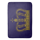 ゴールデ王室のンクラウン+バックグラー。&アイディア バスマット (正面縦)