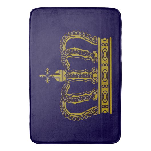 ゴールデ王室のンクラウン+バックグラー。&アイディア バスマット (正面縦)