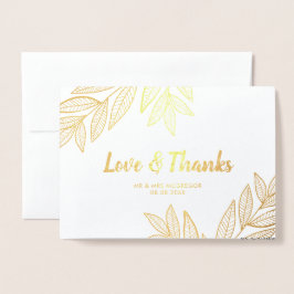 ゴールデ離れンズのラヴと結婚の写真 箔カード