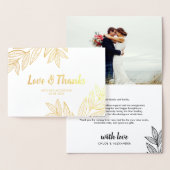 ゴールデ離れンズのラヴと結婚の写真 箔カード (ディスプレー)