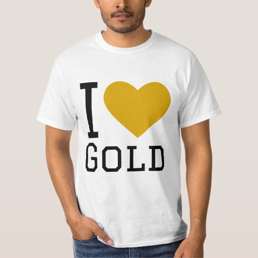 ゴールドが好き Tシャツ (正面)