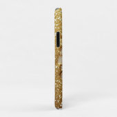 👑 ゴールドが滴る煌めくラグジュアリーグリッター ✨💛 Case-Mate iPhoneケース (裏面/右)